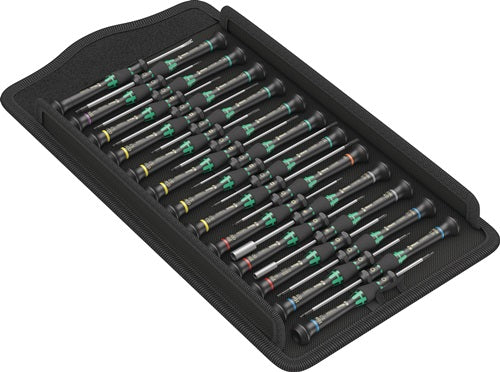 Feinmechanikerschraubendrehersatz Kraftform Micro Big Pack 1 25-teilig Schlitz/PH/TORX®/TORX PLUS®/Microstix® WERA