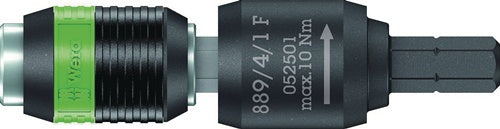 Bithalter 889/4/1 F Rapidaptor 1/4 ? C 63 + E 63 Freilauf Länge 64 mm WERA