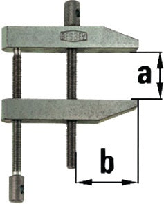 Parallelschraubzwinge PA Spannweiße 46 mm Ausladung 26 mm BESSEY