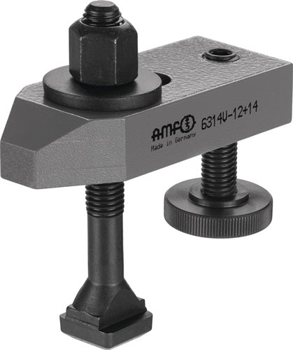 Spanneisen Nr 6314V für T-Nut 18 mm Spannhöhe 13 - 46 mm Spannschraube M16 x 18 x 125 mm AMF