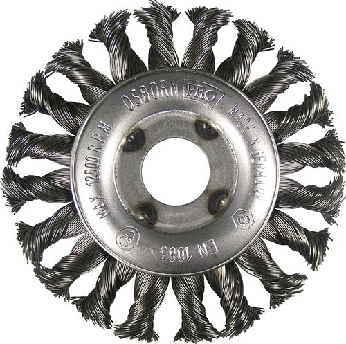 Rundbürste Ø 125 mm Drahtstärke 035 mm Stahl 13 mm 12500 min-¹ OSBORN