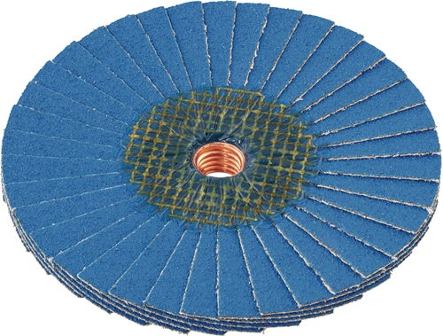 Fächerscheibe SLT flex Ø 125 mm Körnung 40 flach INOX Stahl Spezial-Zirkonkorund 10 LUKAS - VPE: 10 – Ansicht 4