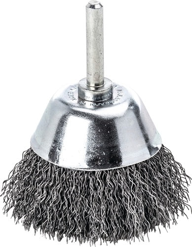 Flächenbürste Ø 50 mm Schaft 6 mm Drahtstärke 03 mm Stahl 10500 min-¹ LESSMANN