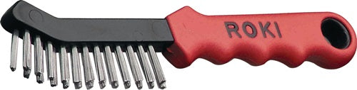 Drahtbürste ROKI® Länge 225 mm 035 mm Stahl 2-reihig LESSMANN