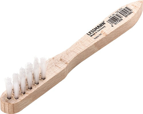 Zündkerzenbürste Länge 150 mm 03 mm Nylon PA glatt 3-reihig LESSMANN