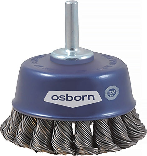 Topfbürste Ø 65 mm Drahtstärke 05 mm Stahl 6000 min-¹ OSBORN