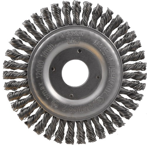 Pipelinebürste Ø 115 mm Drahtstärke 05 mm Stahl 6 mm 12500 min-¹ OSBORN