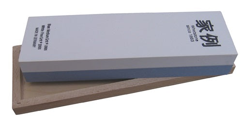 Abziehstein L200xB60xH30mm 1000 / 3000 im Holzkasten MÜLLER