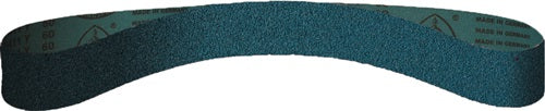 Schleifband CS 411 Y Länge 533 mm Breite 9 mm Körnung 60 für Stahl / INOX / NE Zirkonkorund KLINGSPOR - VPE: 25