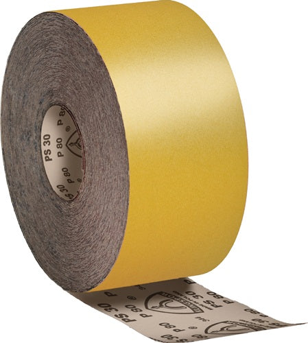 Schleifpapierrolle PS 30 D 115 mm Körnung 100 für Lack/Farbe/Spachtel Korund KLINGSPOR