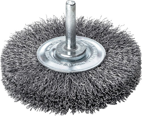 Rundbürste Ø 80 mm Drahtstärke 03 mm Stahl 19 mm 15000 min-¹ LESSMANN