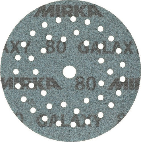 Haftschleifscheibe GALAXY Grip Multifit 125 mm Körnung 80 für Holz / Metall / Lack / Kunststoff Keramik/Korund Lochanzahl 7