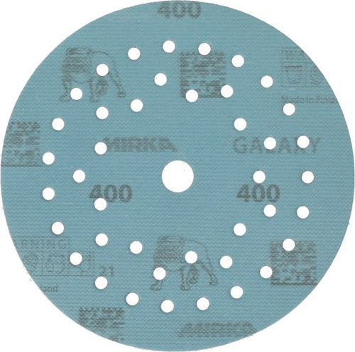 Haftschleifscheibe GALAXY Grip Multifit 125 mm Körnung 400 für Holz / Metall / Lack / Kunststoff Keramik/Korund Lochanzahl