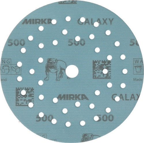 Haftschleifscheibe GALAXY Grip Multifit 125 mm Körnung 500 für Holz / Metall / Lack / Kunststoff Keramik/Korund Lochanzahl