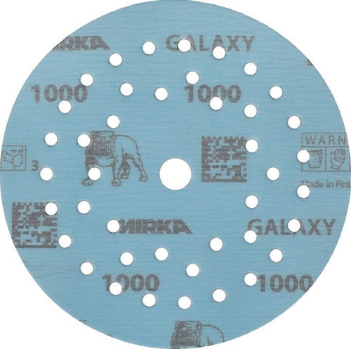 Haftschleifscheibe GALAXY Grip Multifit 125 mm Körnung 1000 für Holz / Metall / Lack / Kunststoff Keramik/Korund Lochanzahl
