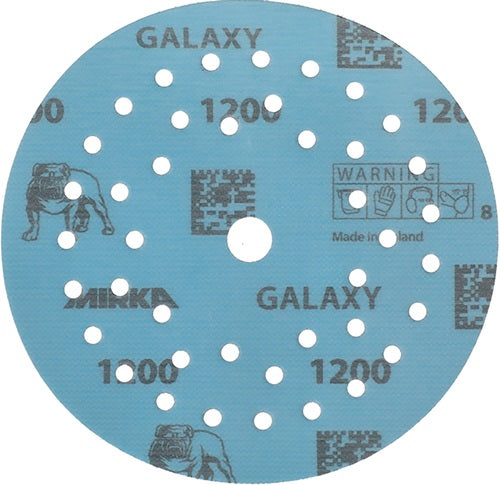 Haftschleifscheibe GALAXY Grip Multifit 125 mm Körnung 1200 für Holz / Metall / Lack / Kunststoff Keramik/Korund Lochanzahl