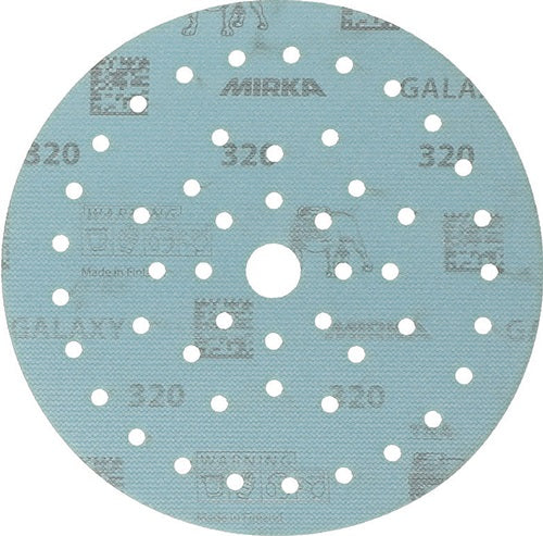 Haftschleifscheibe GALAXY Grip Multifit 150 mm Körnung 320 für Holz / Metall / Lack / Kunststoff Keramik/Korund Lochanzahl