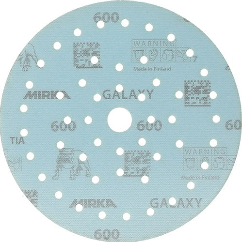 Haftschleifscheibe GALAXY Grip Multifit 150 mm Körnung 600 für Holz / Metall / Lack / Kunststoff Keramik/Korund Lochanzahl