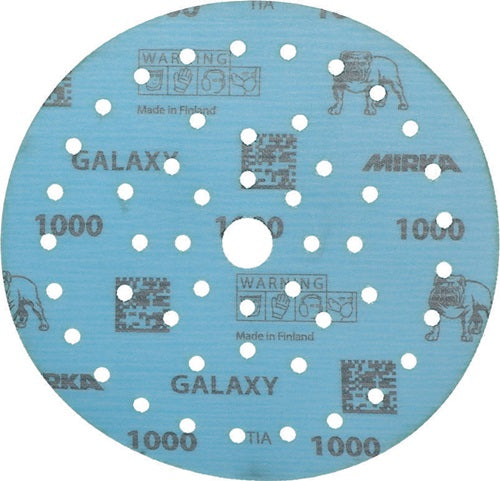 Haftschleifscheibe GALAXY Grip Multifit 150 mm Körnung 1000 für Holz / Metall / Lack / Kunststoff Keramik/Korund Lochanzahl