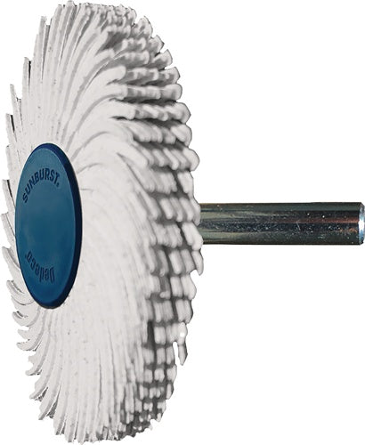 Radialbürstenscheibe Sunburst Ø 51 mm Körnung 120 weiß 10000 min-¹ TYROLIT
