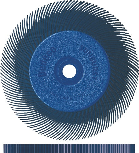 Radialbürste Sunburst Ø152xB152x254mm 400 Form DISC RA PREMIUM Alox / Korund TYROLIT