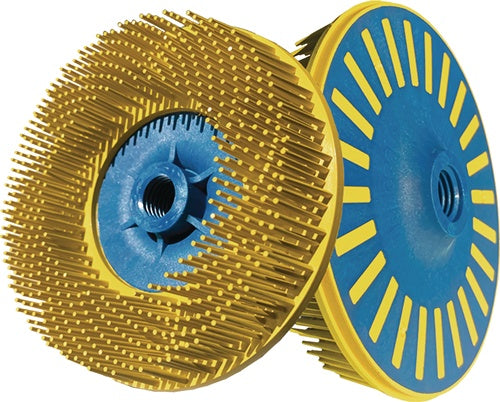Rundbürste Sunburst Ø 115 mm M14 Drahtstärke 125 mm Kunststoff Körnung 80 PREMIUM 12000 min-¹ 5 TYROLIT - VPE: 5
