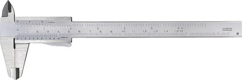Taschenmessschieber DIN 862 150 mm mit Momentfeststellung eckig