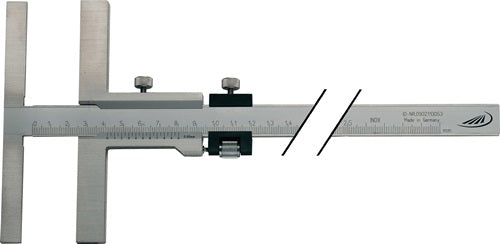 Anreißmessschieber 300 mm mit Feineinstellung Anschlaglänge 160 mm HELIOS PREISSER