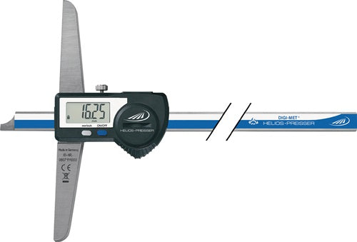 Tiefenmessschieber DIN 862 DIGI-MET® IP67 500 mm Datenausgang gerade Messschiene HELIOS PREISSER