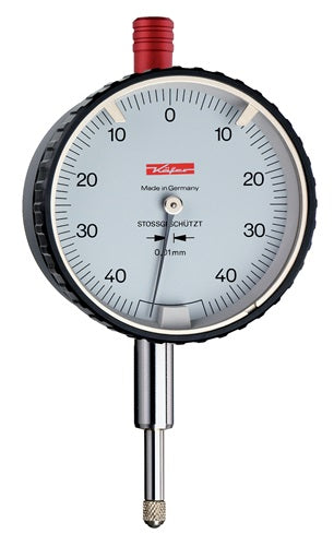 Sicherheitsmessuhr DIN 878 SI-90 08 mm Ablesung 001 mm mit Stoßschutz KÄFER