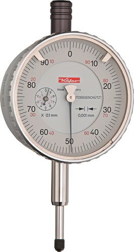 Messuhr FM1101 1 mm Ablesung 0001 mm mit Stoßschutz KÄFER