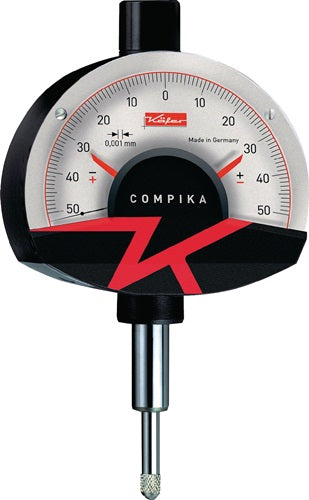 Feinzeiger Compika 1001 01 mm Ablesung 0001 mm mit Stoßschutz KÄFER