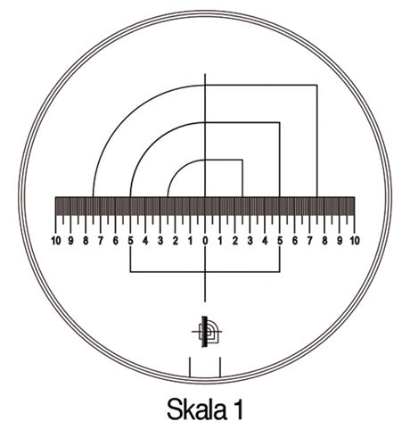 Messskala Tech-Line Skala-Ø 25/25 mm Duo-Skala 1 - Standard SCHweißER