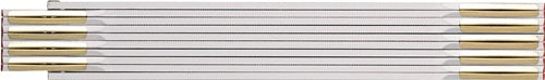 Gliedermaßstab 9042 Länge 2 m Breite 16 mm mm/cm EG III Buche weiß BMI