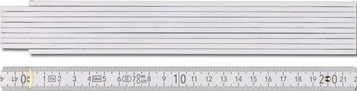 Gliedermaßstab 9072 Länge 2 m Breite 16 mm mm/cm EG III Buche weiß BMI