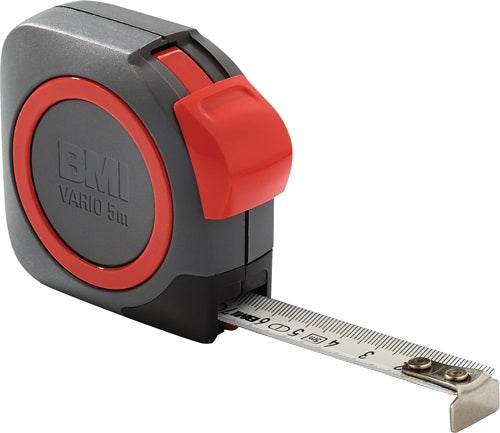 Taschenrollbandmaß VARIO Länge 3 m Breite 13 mm mm/mm EG I (± 05 mm/m) Kunststoff Feststeller BMI