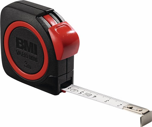 Taschenrollbandmaß VARIO Mini Länge 3 m Breite 10 mm mm/mm EG II ABS Automatic BMI