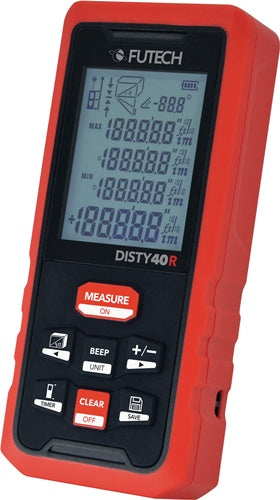 Laserentfernungsmesser DISTY 40 RED 005 bis 40 m ± 2 mm IP 54 FUTECH