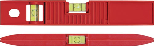 Wasserwaage TORPEDO 25 cm ABS rot ± 1mm/m mit Magnet BMI