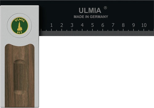 Winkel Alu-Line 500 Schenkellänge 150 mm Grifflänge 105 mm justierbar Aluminium / Stahl / Nussbaum 90 ° ULMIA