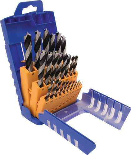 Holzspiralbohrersatz 012K 25-teilig Ø 1 - 13 mm 05mm steigend CV-Stahl FISCH-TOOLS – Ansicht 3