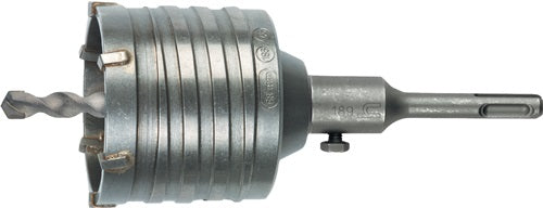 Schlagbohrkrone Nenn-Ø 80 mm Gesamtlänge 120 mm für Verteilerdosen SDS-plus Schaft HELLER