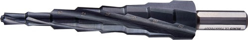 Stufenbohrer ULTIMATECUT Bohrbereich 6 - 20 mm HSS RUnaTEC spiralgenutet Schneidenanzahl 4 Stufenanzahl 8 RUKO