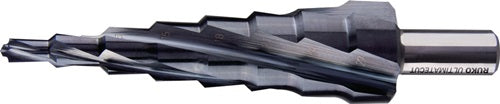 Stufenbohrer ULTIMATECUT Bohrbereich 6 - 27 mm HSS RUnaTEC spiralgenutet Schneidenanzahl 4 Stufenanzahl 8 RUKO