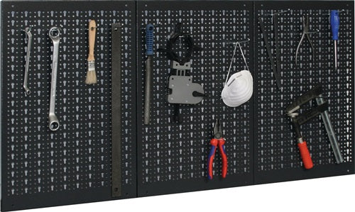 Lochwand Gesamt-B1200xH600mm B400xH600mm mit 12 Standardhaken