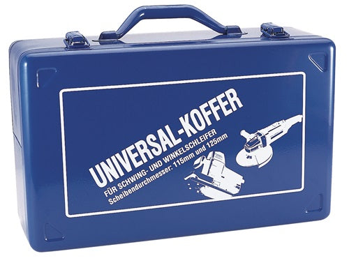 Werkzeugmaschinenkoffür B390xT240xH140mm Schaumstoffeinlage für Schwingschleifür Stahlblech blau