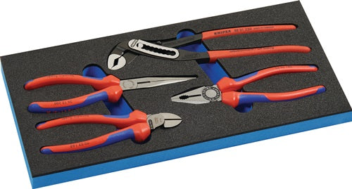 Werkzeugmodul 4-teilig 1/3-Modul Zangensatz KNIPEX