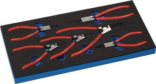 Werkzeugmodul 6-teilig 1/3-Modul Innen/Außenringe J0-2/A0-2 KNIPEX