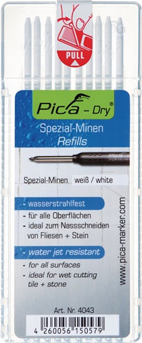Minenset Pica-Dry 10x weiß wasserstrahlfest 10 Minen / Set PICA