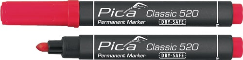 Permanentmarker Classic rot Strichbreite 1 - 4 mm Rundspitze PICA - VPE: 10